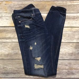 EXPRESS • DISTRESSED JEGGING